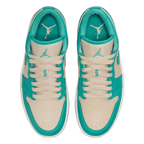 Air Jordan 1 Low Wmns 'Tropical Teal Sandy Beige'