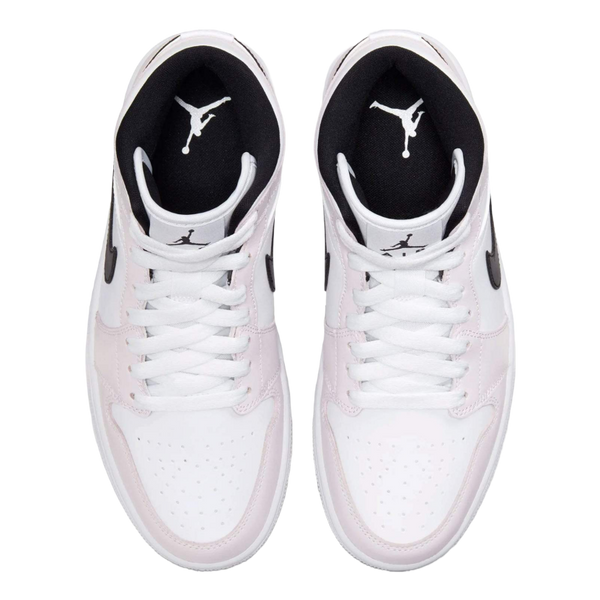 air jordan 1 mid wmns barely rose black