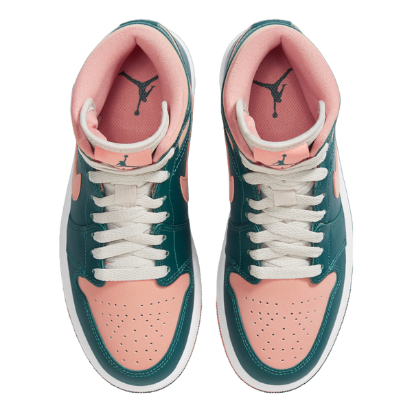Turquoise and pink jordans sales