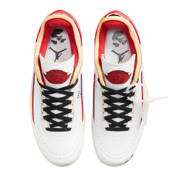 Air Jordan 2 Retro Low SP X Off White White Varsity Red DJ4375
