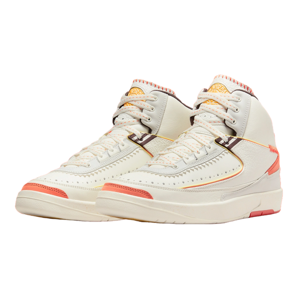 Air Jordan 2 Retro X Maison Château Rouge 'Orange and Sail'