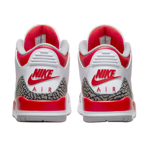 Retro 3 hot sale white red