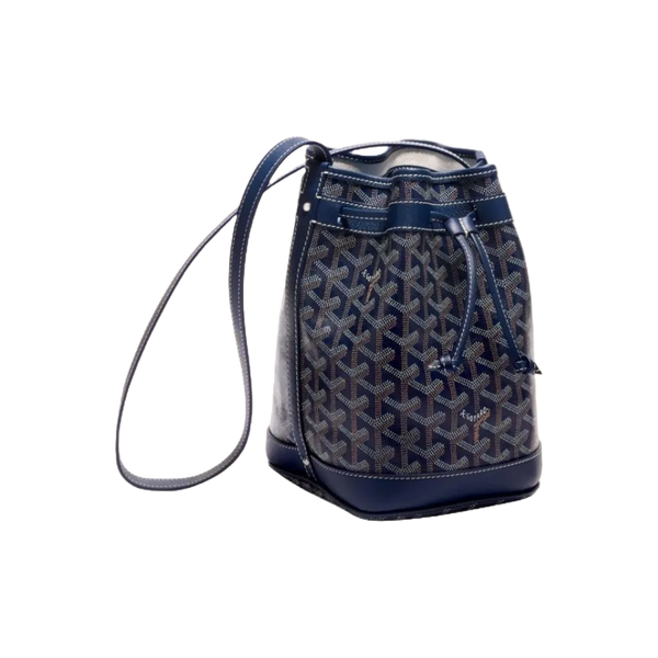 Goyard Petit Flot Bucket Bag Navy Blue PEFLOTPMLTY12CL12P McKickz