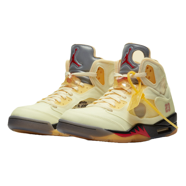 Off White x Air Jordan 5 Retro SP 'Sail' | DH8565-100 | McKickz