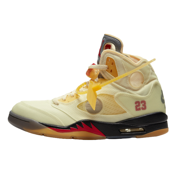 Off White x Air Jordan 5 Retro SP 'Sail'