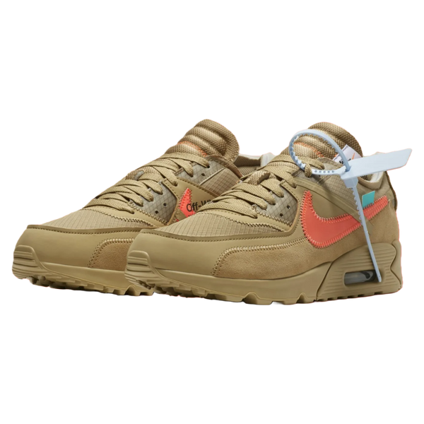 Nike air max top off white desert ore