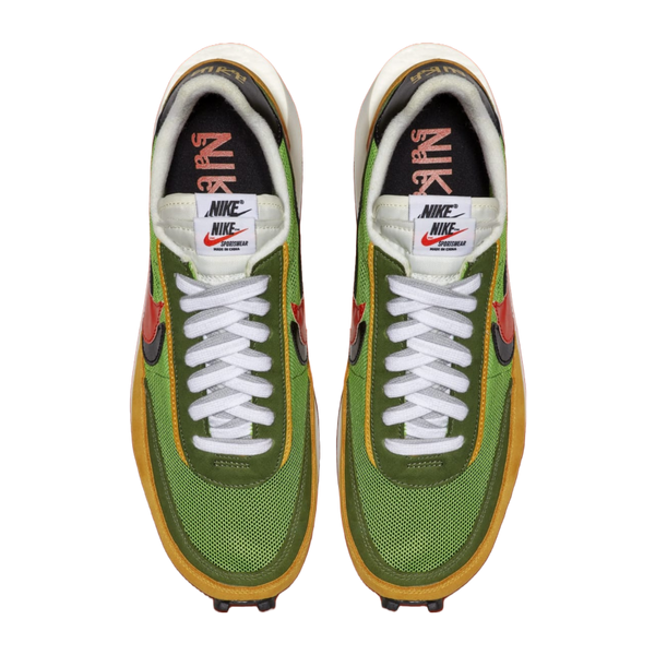 Sacai x nike ldv waffle green gusto discount