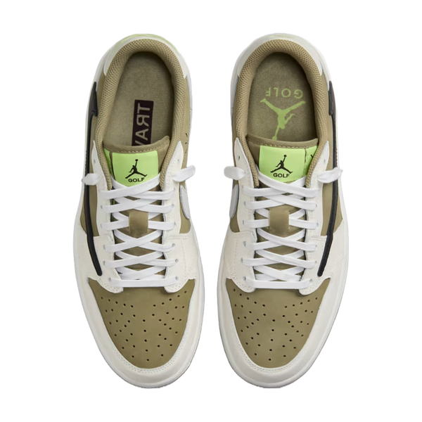 Travis Scott x Air Jordan 1 Low Golf 'Olive' | FZ3124-200 | McKickz