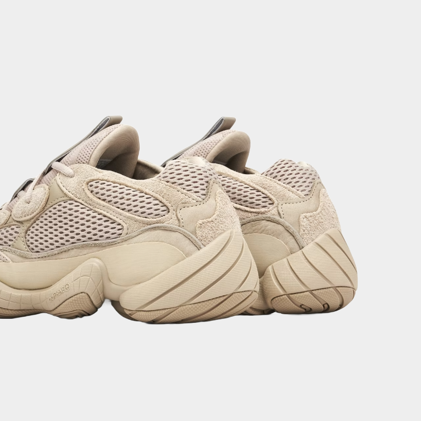 Shop our latest collection of  Yeezy 500 trainers here at McKickz. We have the following colourways 'Ash Grey', The 'Clay Brown', The 'Bone White' all available.