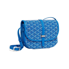 Goyard Goyardine Belvedere II Sky Blue PM Messenger Bag, BELVE2PMLTY10CL10P