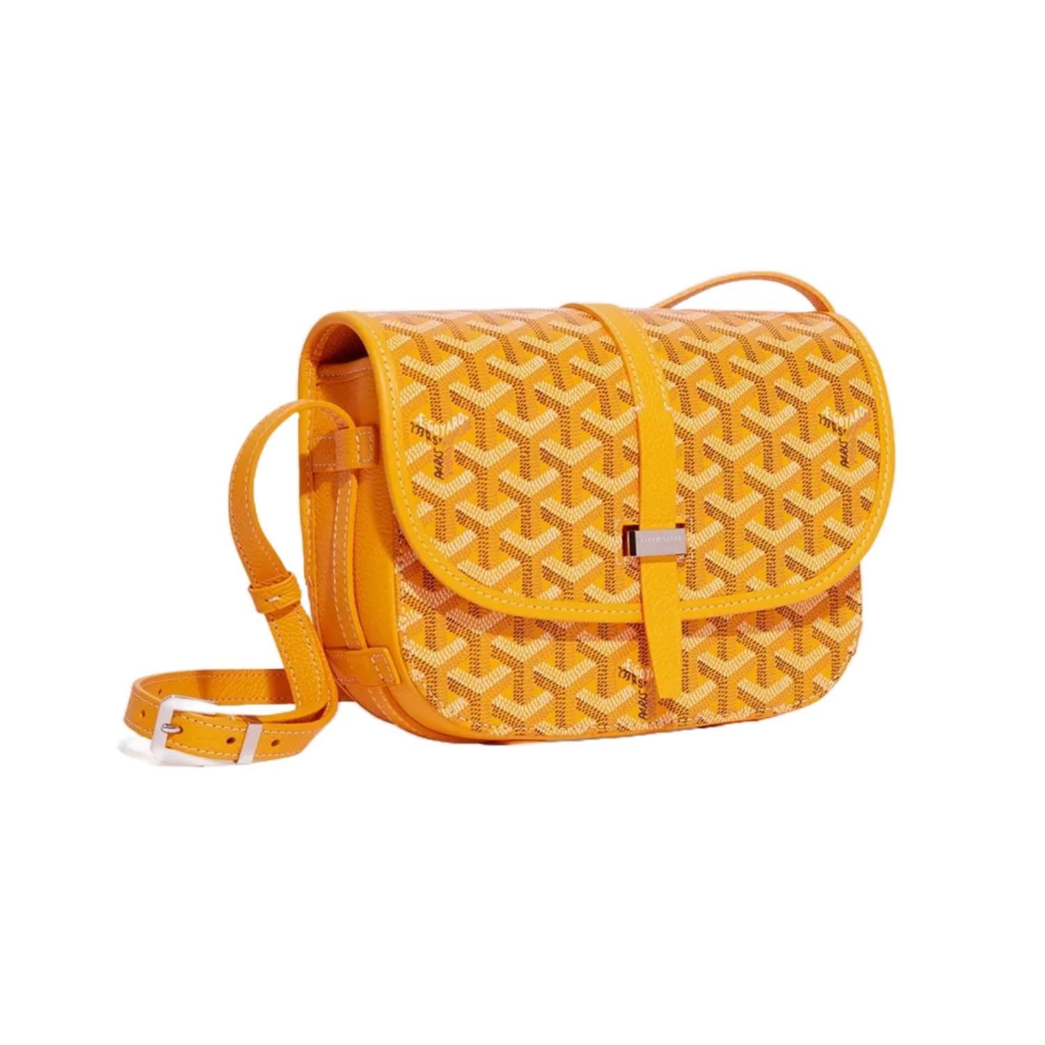 GOYARD Goyardine Belvedere II PM Messenger Bag Yellow 1189310