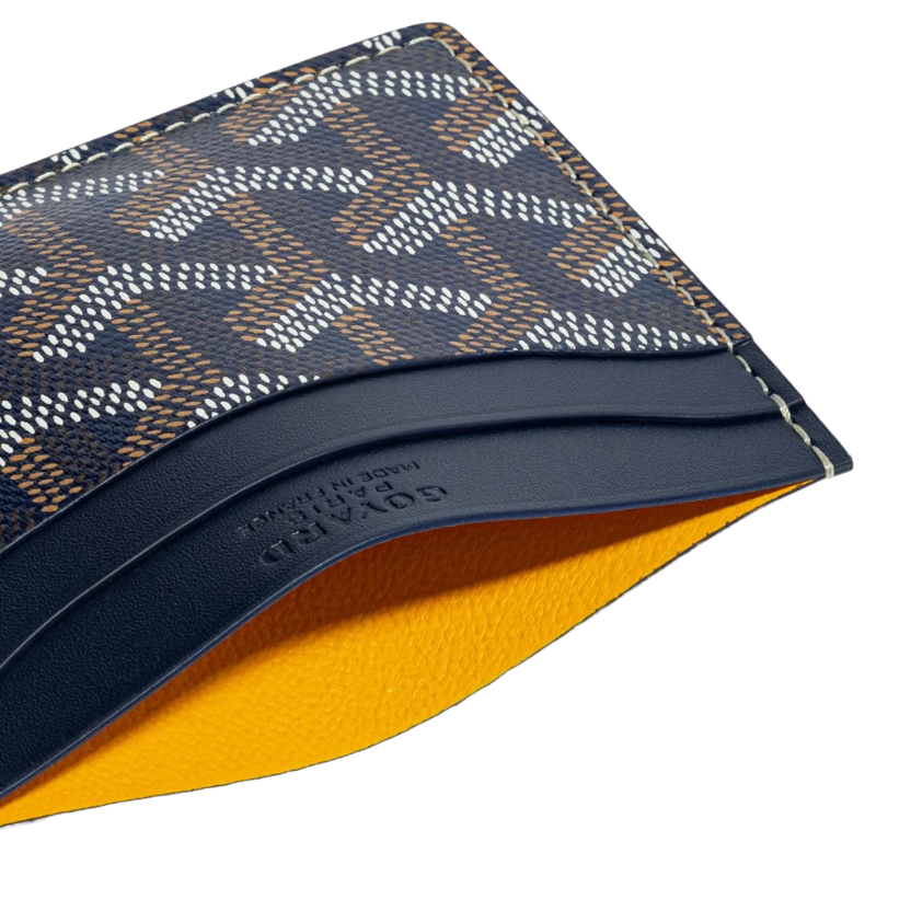 Goyard Saint Sulpice Navy Blue Card Holder - McKickz