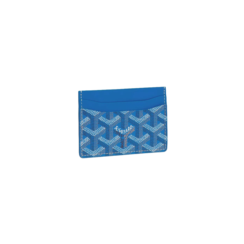 Goyard top cardholder blue
