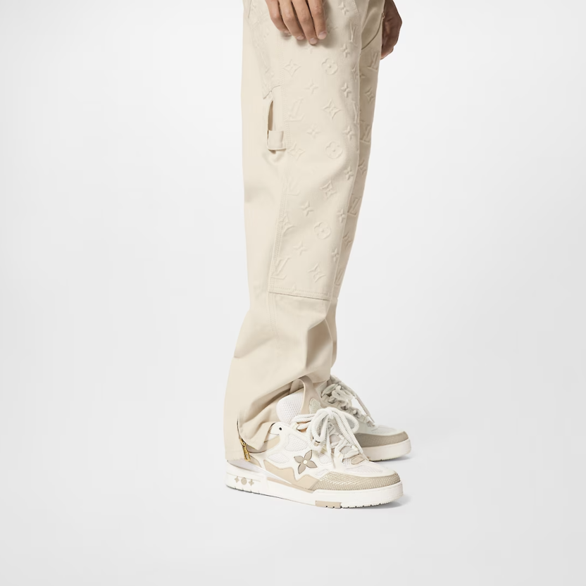 Louis Vuitton LV Skate Sneaker Beige White 1AARQH - Size UK 6.5