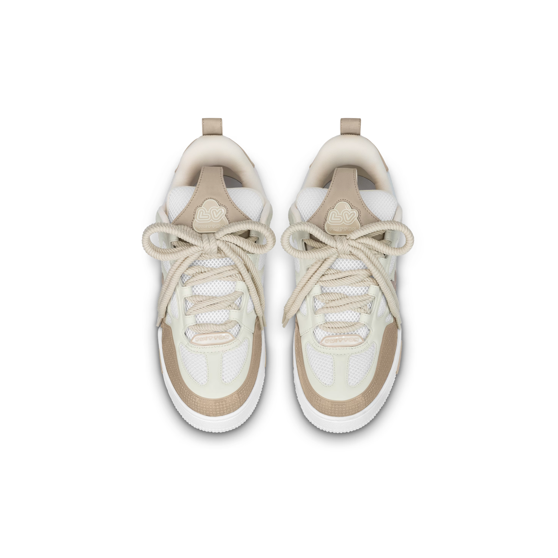 Louis Vuitton LV Skate Trainers Sneakers Beige White