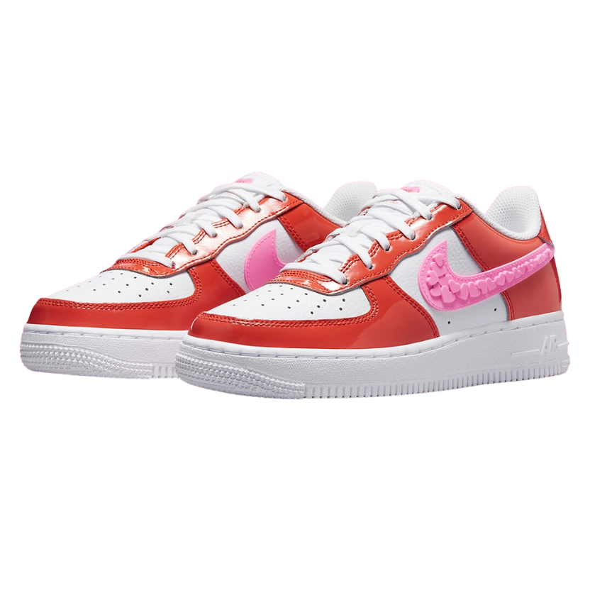 pink and red af1