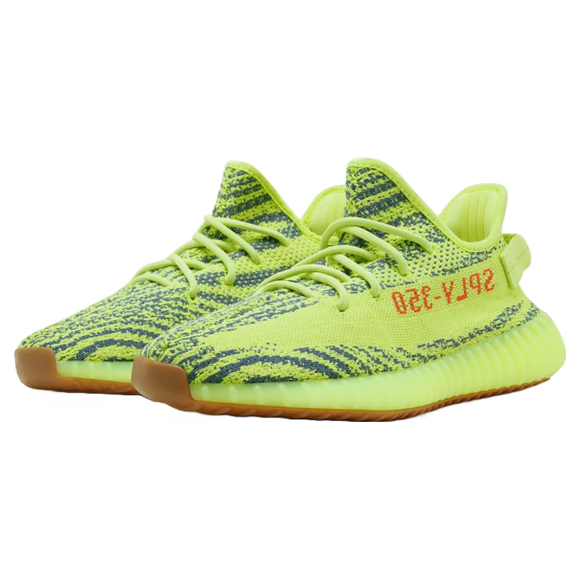 Lime yellow yeezy best sale