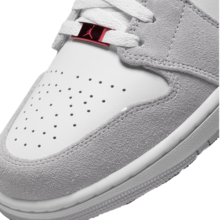 Red white grey jordans discount