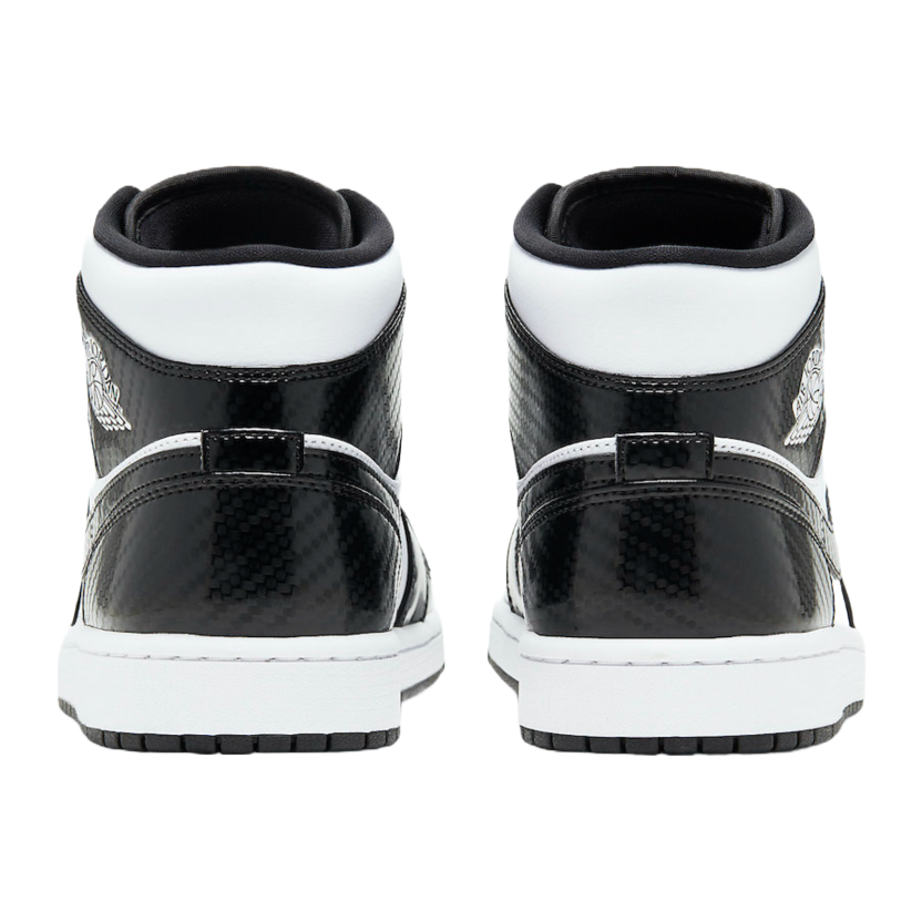 Air jordan 1 mid all black deals