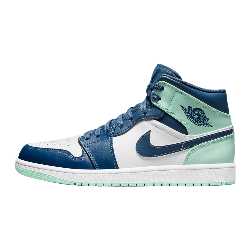 Air Jordan 1 Mid GS Blue Mint 554725 413 McKickz