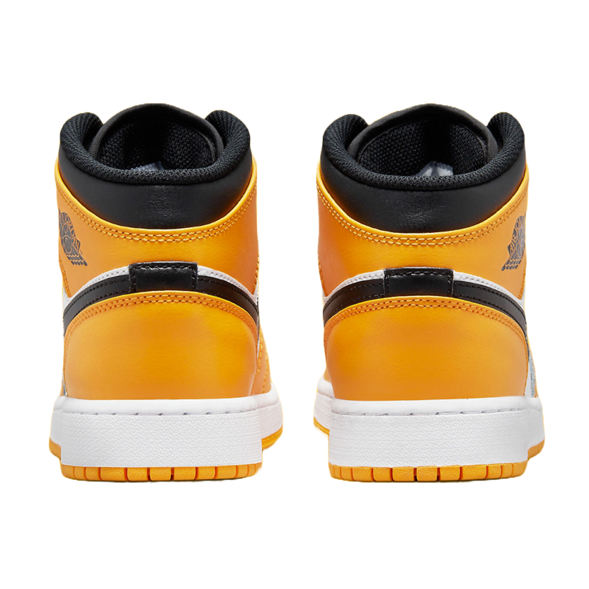 Air Jordan 1 Mid GS Taxi Black White 554725 701 McKickz