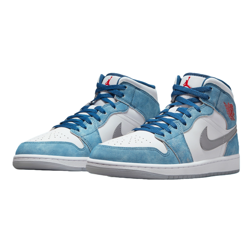 シューズ(男性用) Nike Air Jordan 1 Mid SE DN3706-401 DN3706-401 Nike Jordan 1 Mid SE French Blue White Hyper