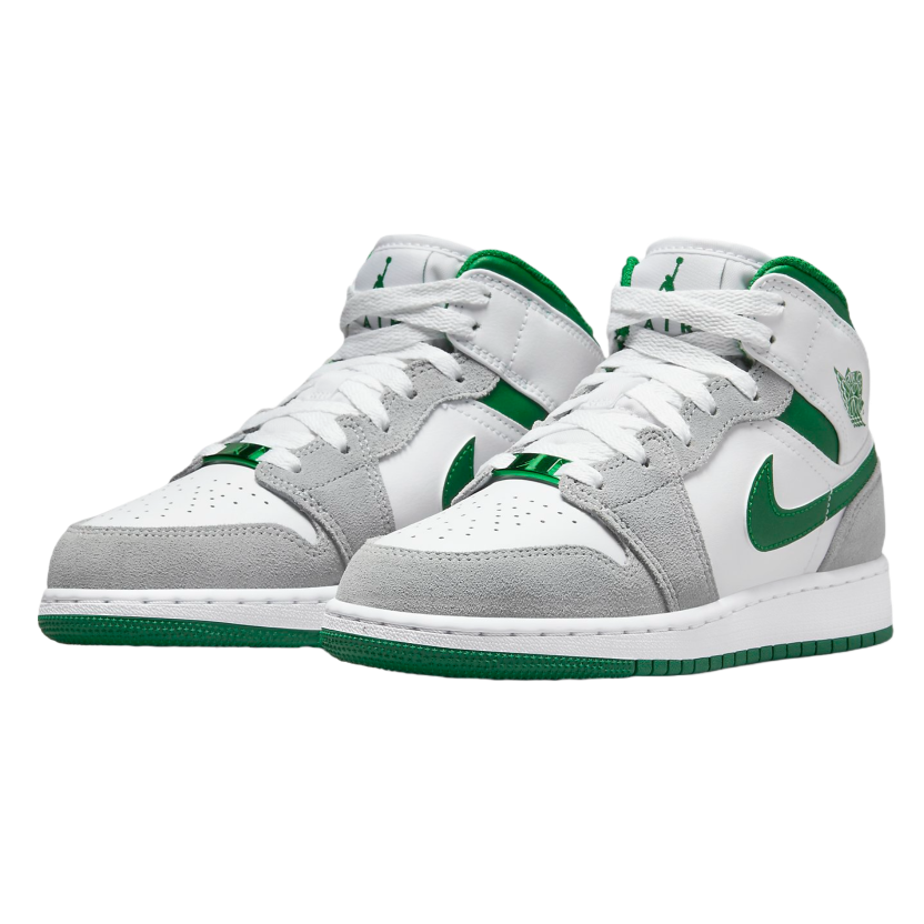 Air Jordan 1 Mid SE GS Pine Green Grey DC7248 103 McKickz