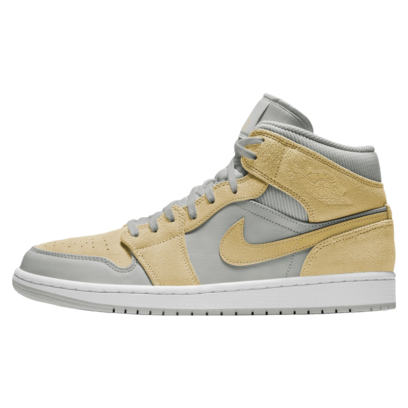 Air jordan mid sales yellow