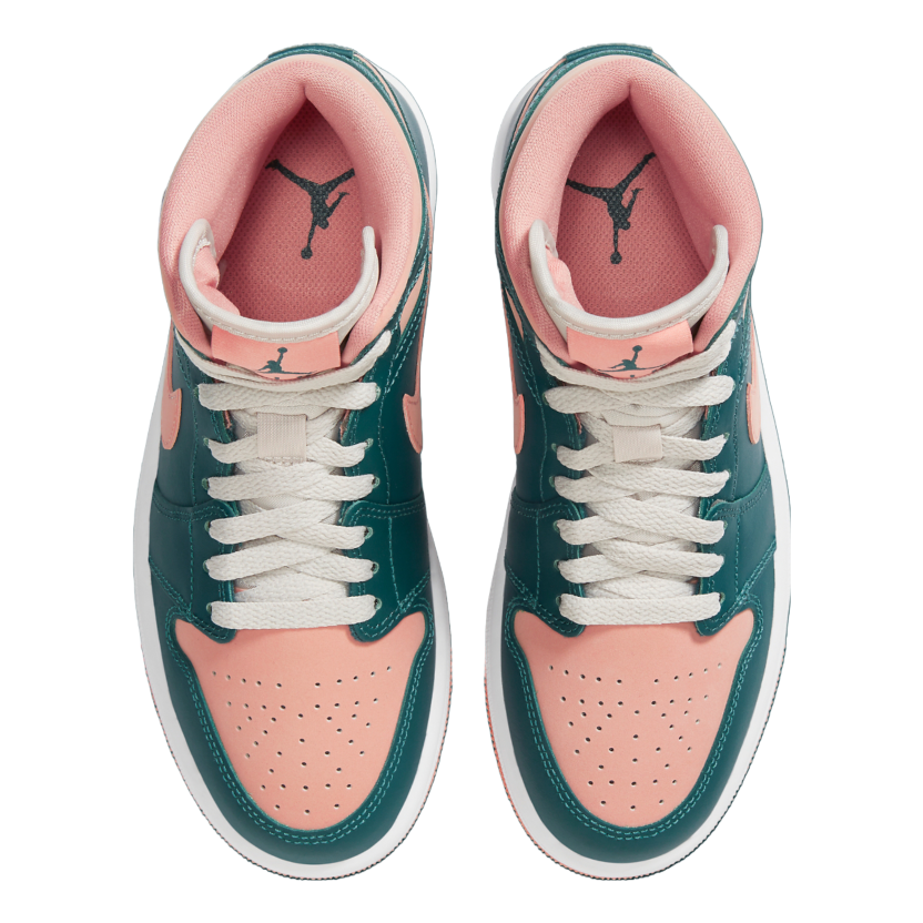 Jordan 1 hot sale teal and pink
