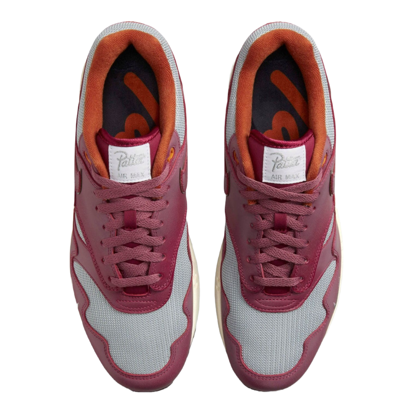 Maroon nike air max sales 1