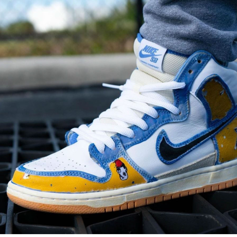 Nike Dunk High SB x Carpet Company 'Royal Pulse' | CV1677-100
