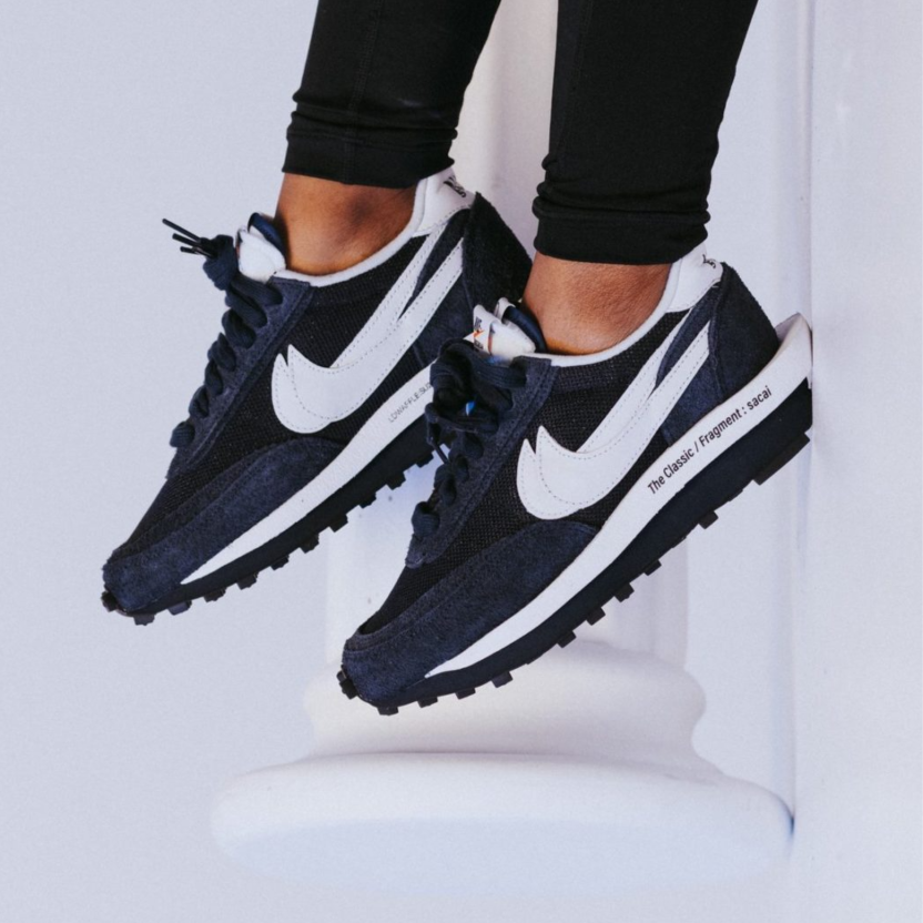 Fragment Design X Sacai X Nike LDV Waffle 'Blackened Blue