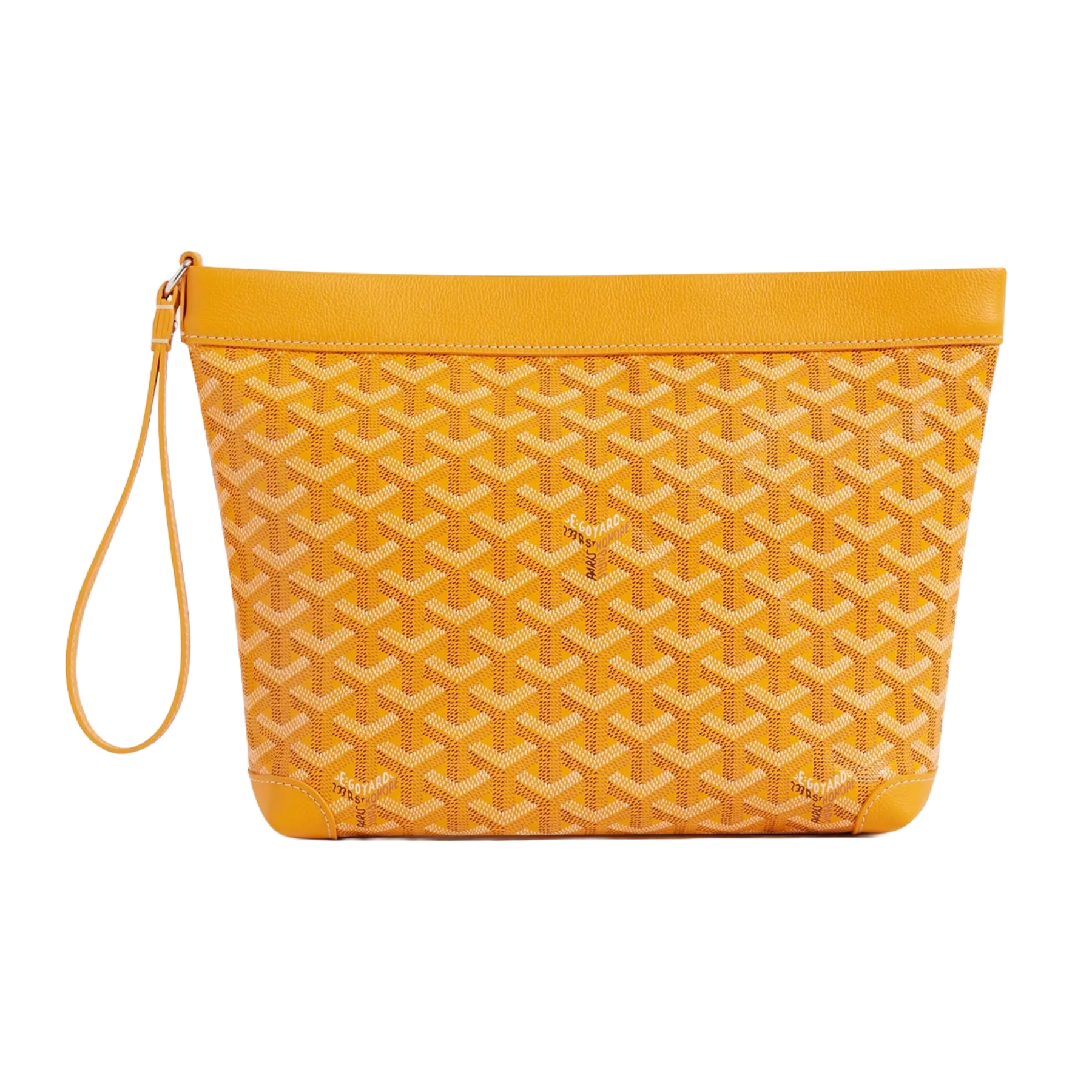 Goyard sales clutch yellow