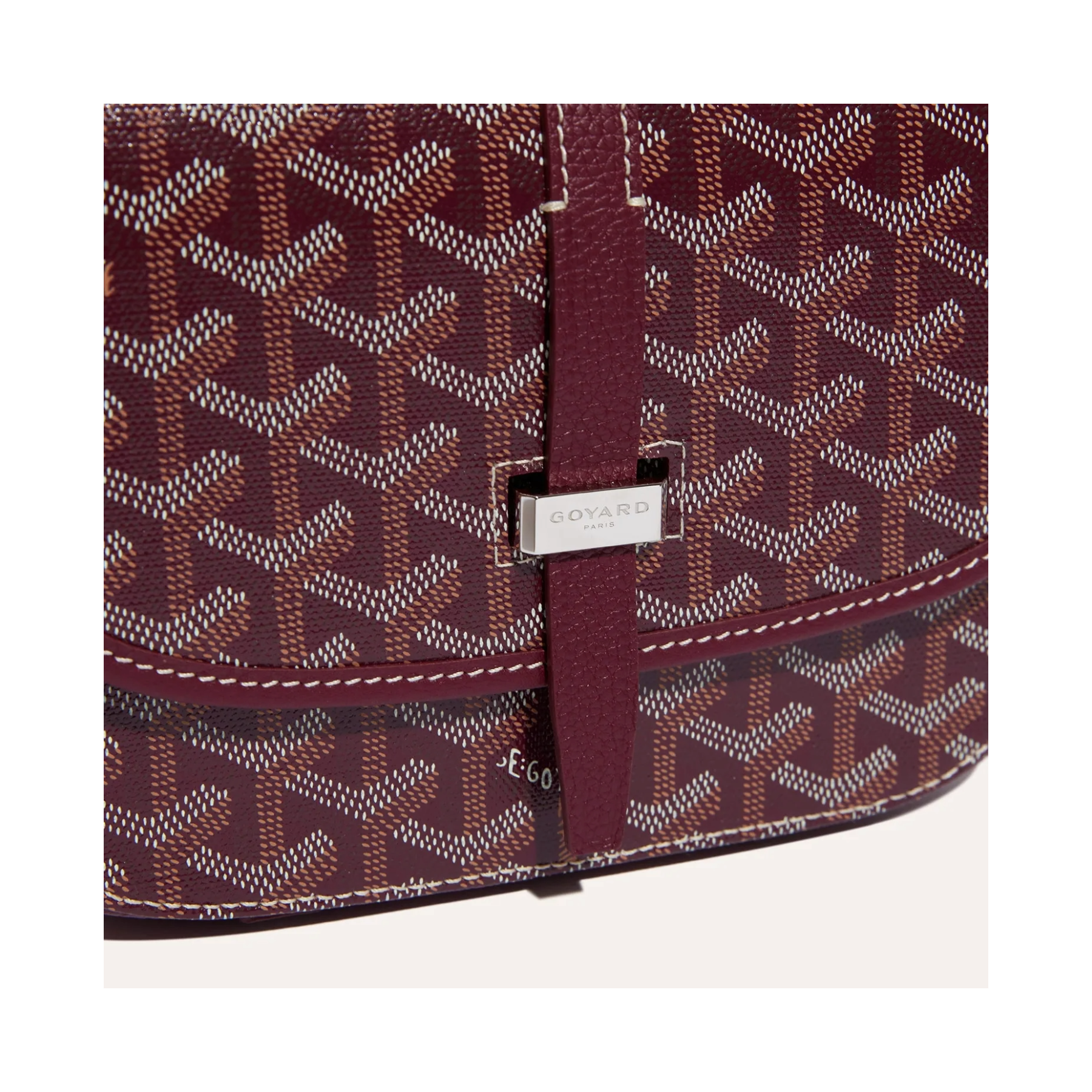 Goyard Goyardine Belvedere II Burgundy PM Messenger Bag Goyard Goyardine Belvedere II Burgundy PM Messenger Bag