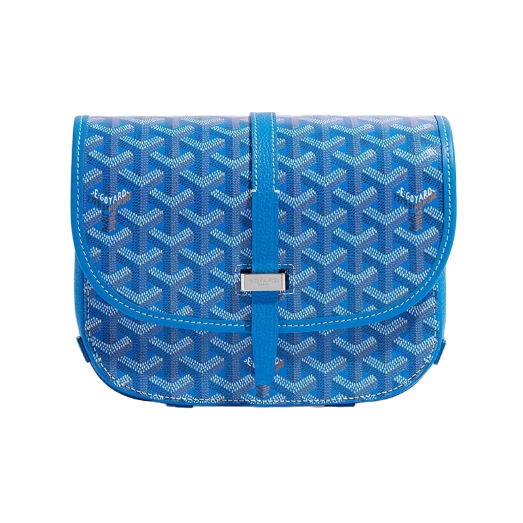 Goyard messenger top bag blue