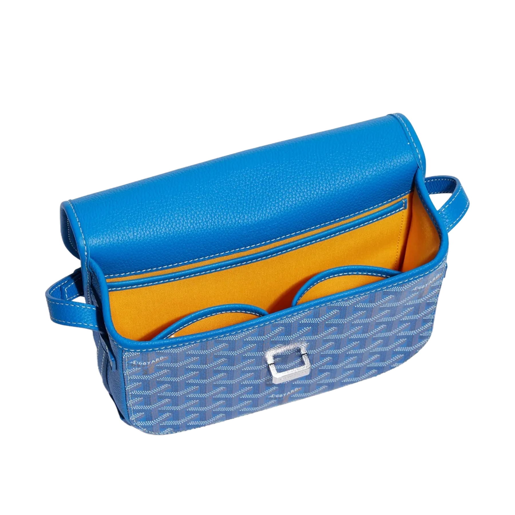 Goyard Goyardine Belvedere II Sky Blue PM Messenger Bag BELVE2PMLTY10CL10P McKickz