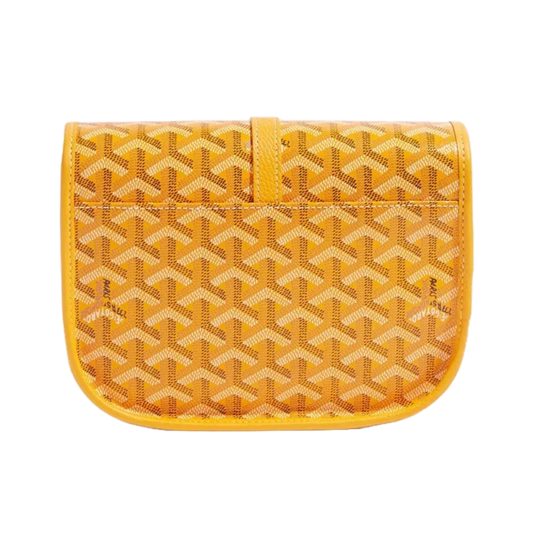 Goyard Goyardine Belvedere II Yellow PM Messenger Bag