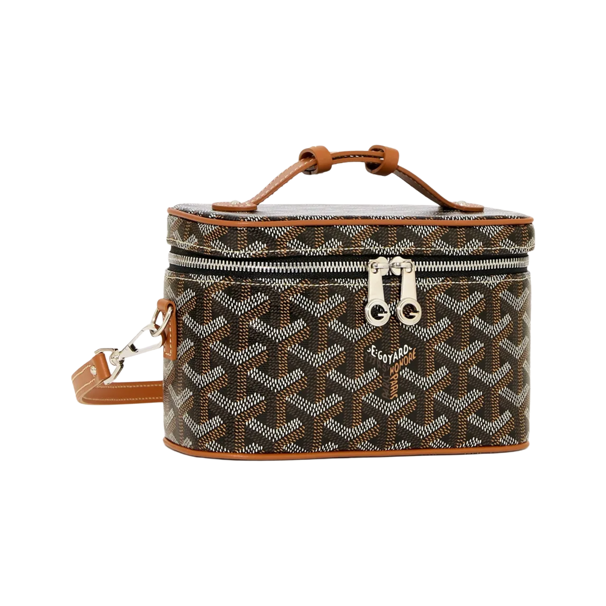 Goyard Muse Mini Vanity Black &amp; Tan