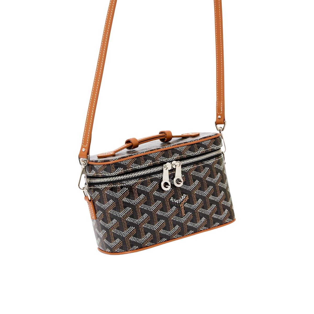 Goyard Muse Mini Vanity Black &amp; Tan
