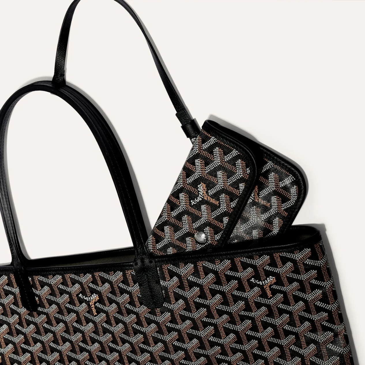 Goyard Saint Louis PM Bag Black STLOUIPMLTY01CL01P McKickz