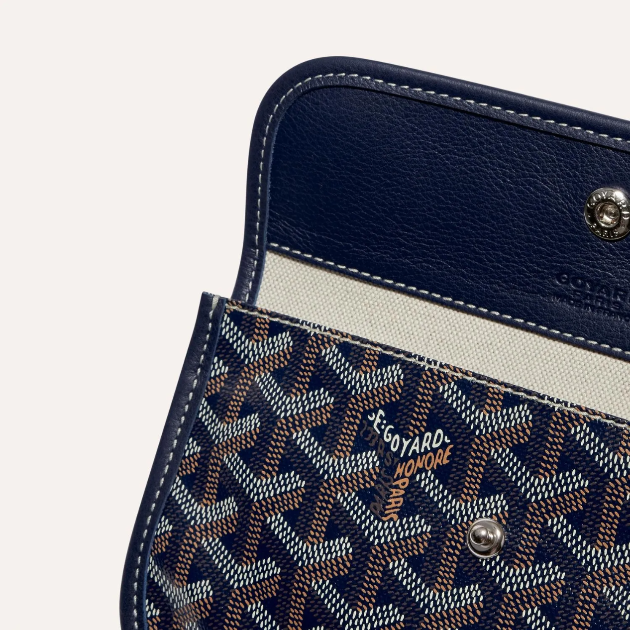 Goyard Saint Louis PM Bag Navy Blue STLOUIPMLTY12CL12P McKickz