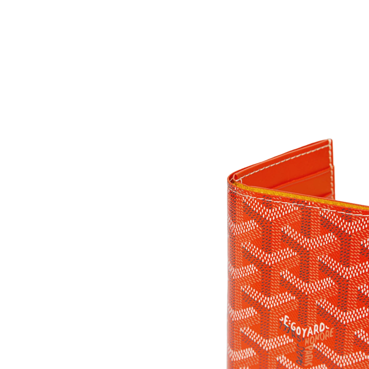 Goyard clearance wallet orange