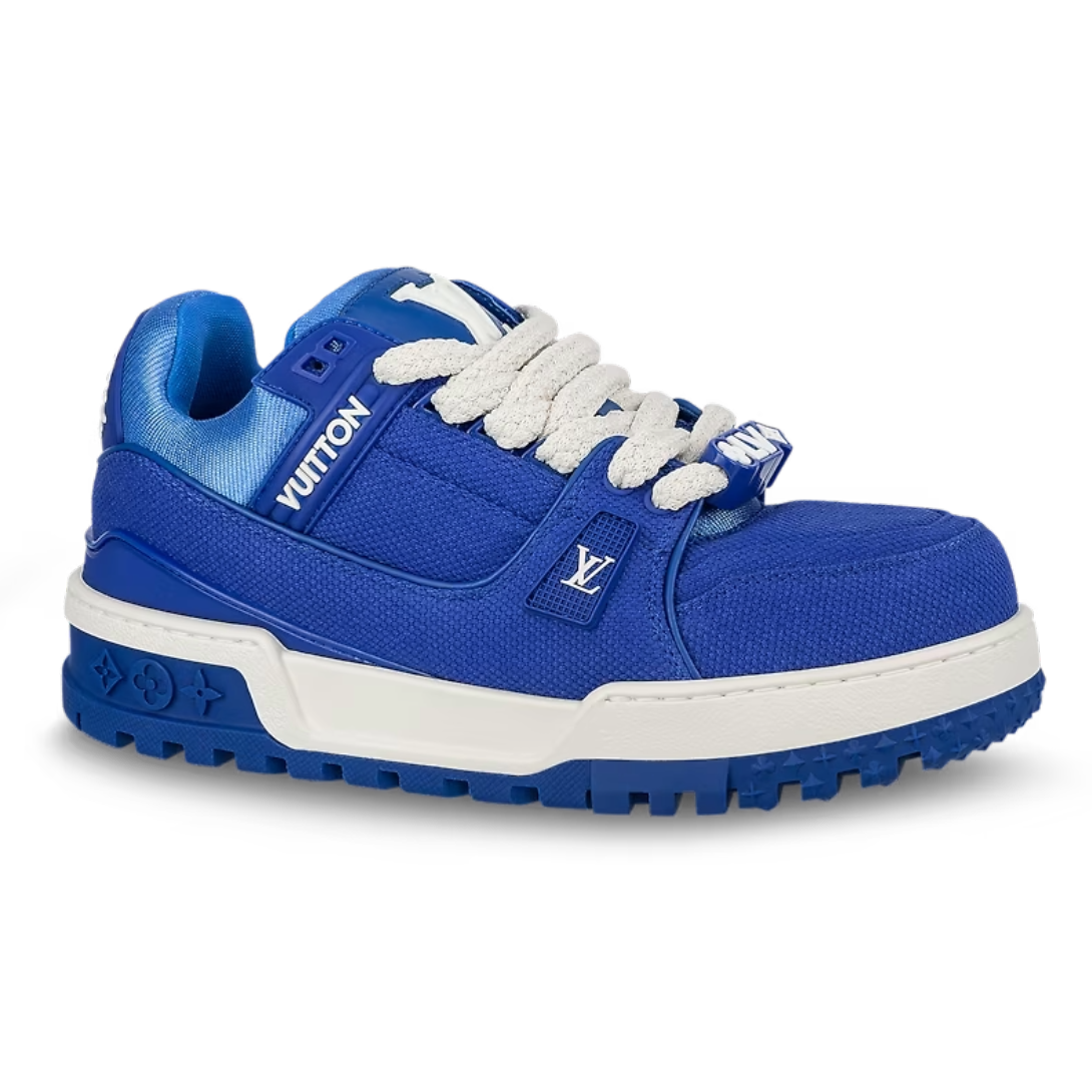Louis vuitton blue 2024 sneakers