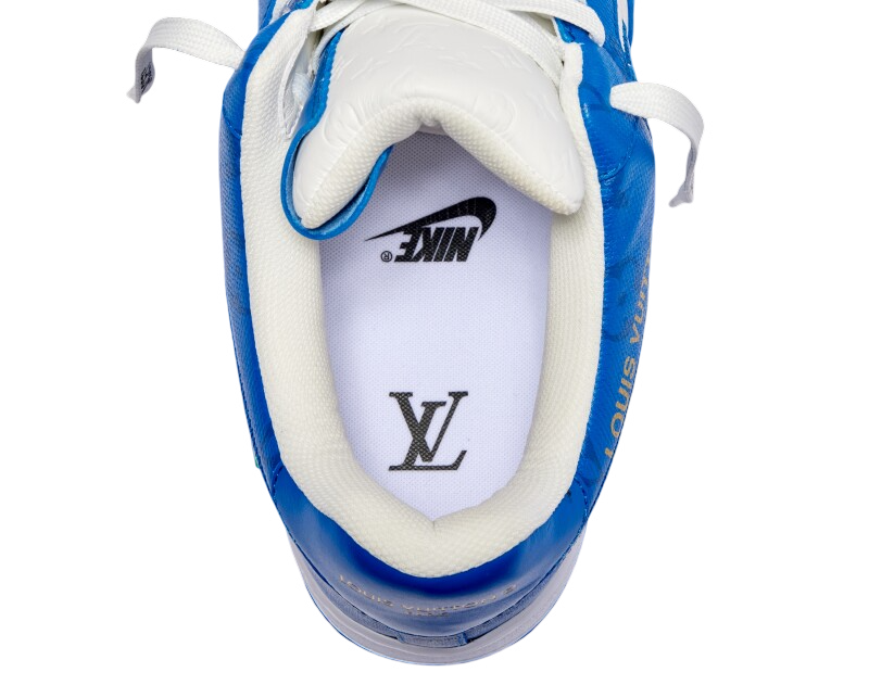 Nike Air Force 1 Low by Virgil Abloh x Louis Vuitton LV BlueWhite 1A9VAO US 8½