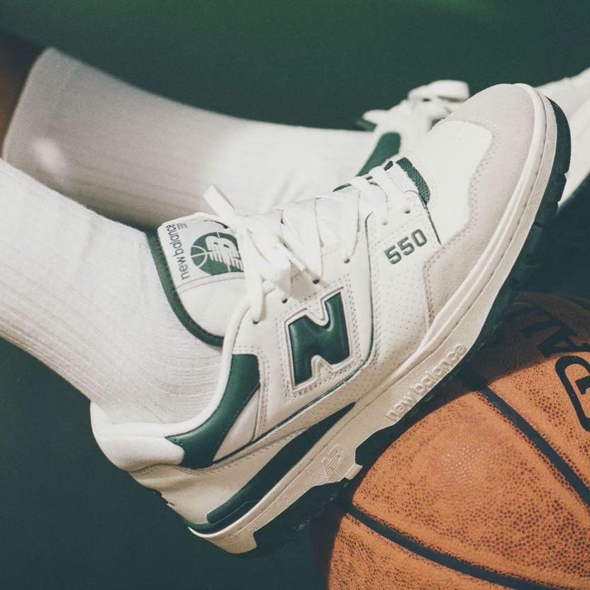 New Balance 550 White Green BB550WT11 McKickz