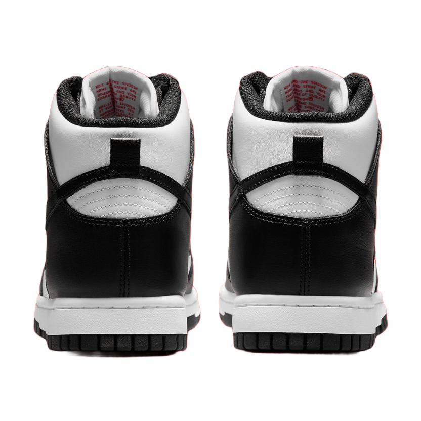 Nike dunk high white black deals