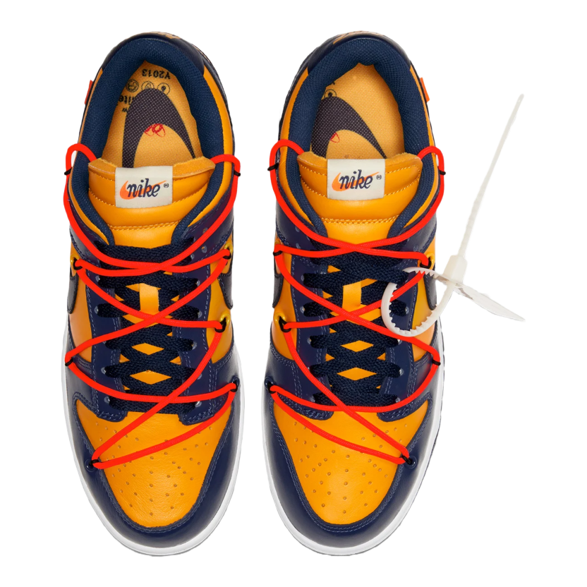 Off White x Dunk Low University Gold Midnight Navy CT0856 700 McKickz