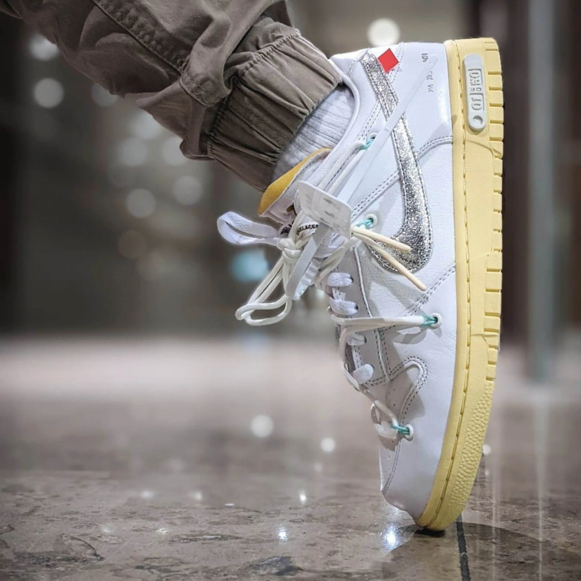Off White X Nike Dunk Low Lot 1 Of 50 DM1602 127 McKickz