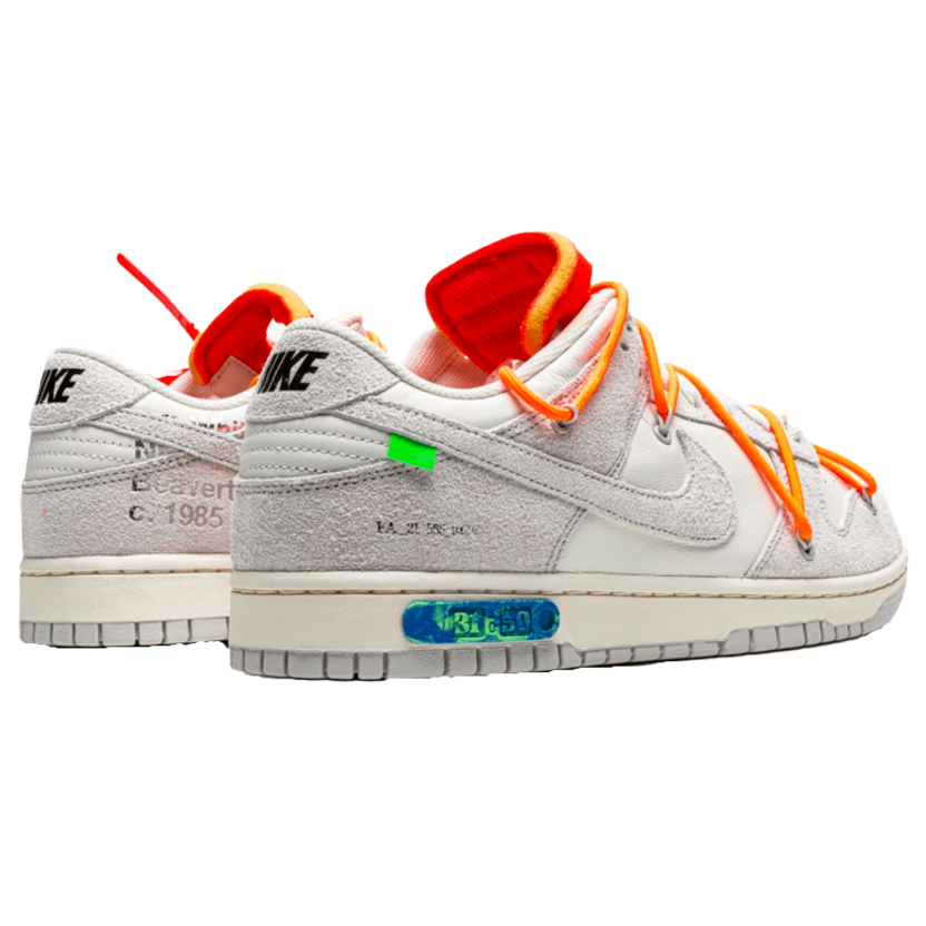 Off white 2025 orange nikes