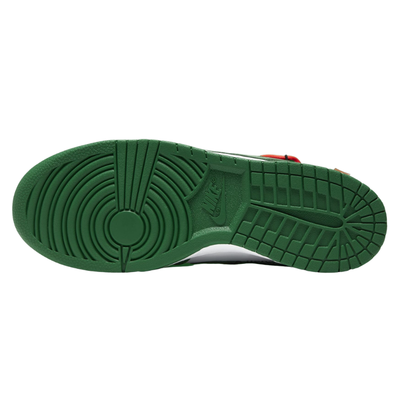Off white dunk hot sale low pine green